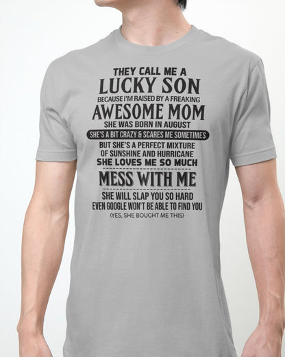 Awesome August Mom - Perfect Gift For Son From Mom (SKU2604-133-08) SUN08