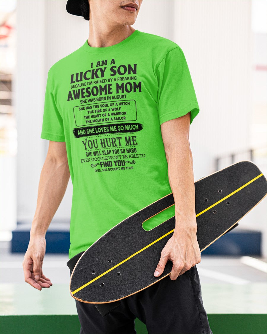August - Awesome Mom - Perfect Gift For Your Son (SKU10-LKS4-08)