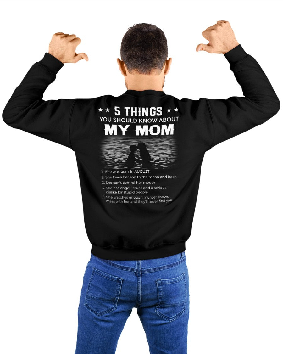 August - Awesome Mom - A Special Gift for My Beloved Son from Mom - (SKU2602-15-08) SUN08