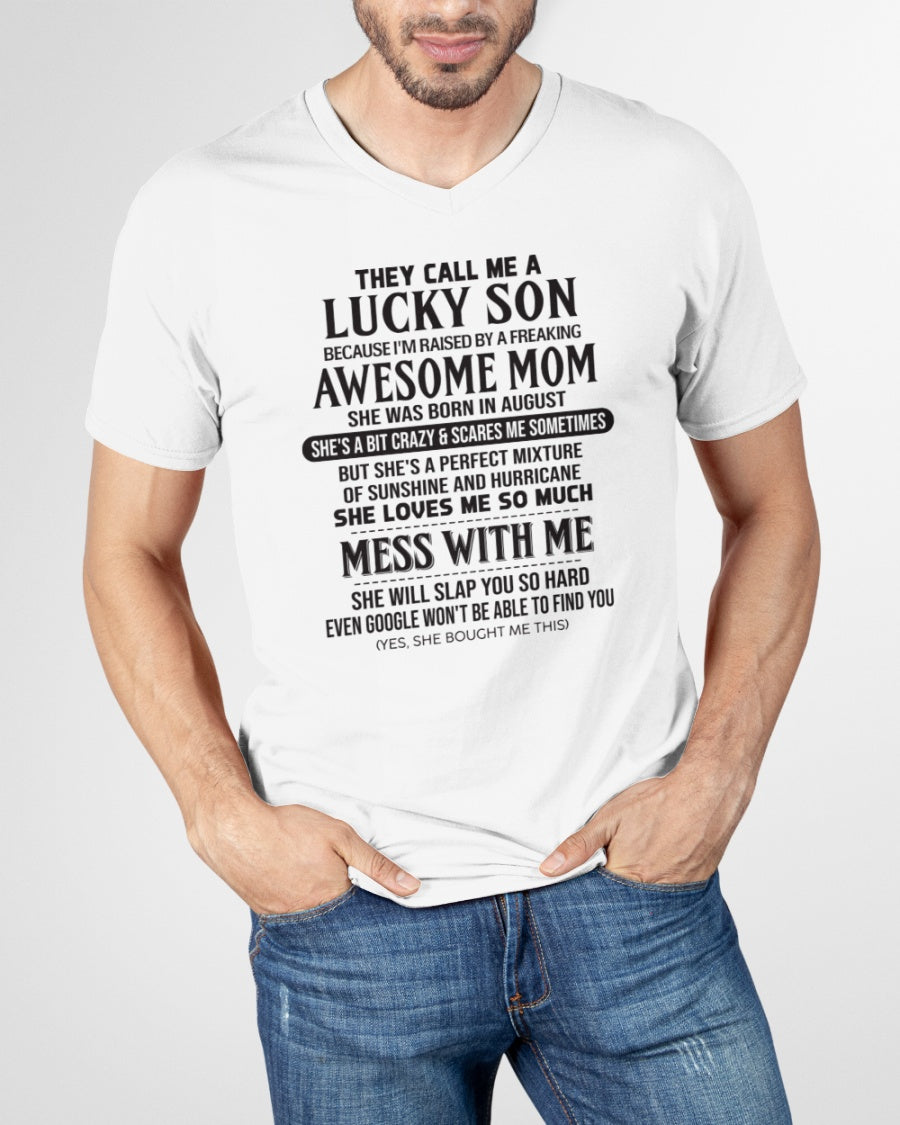 Awesome August Mom - Perfect Gift For Son From Mom (SKU2604-133-08) SUN08