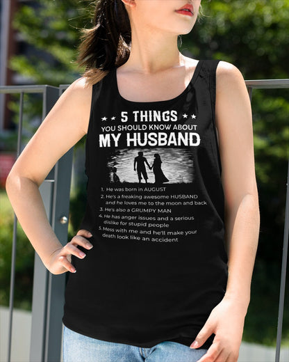August Wife Gift - 5 Things About My Husband (SKU2604-288-08) - SUN08