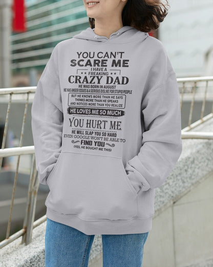 You can't scare me - I have an Awesome Dad - Christmas Gift for Daughter from Dad - (SKU.YCSM) - SUN08