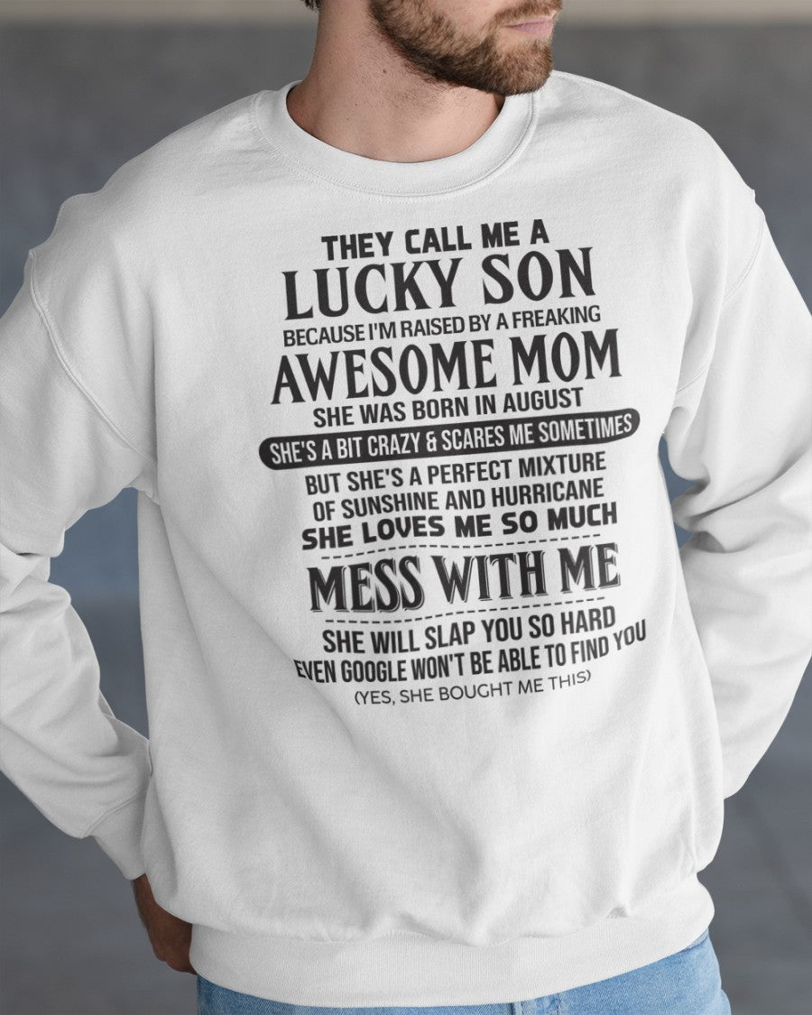 Awesome August Mom - Perfect Gift For Son From Mom (SKU2604-133-08) SUN08