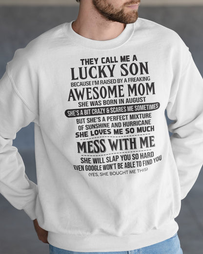 Awesome August Mom - Perfect Gift For Son From Mom (SKU2604-133-08) SUN08