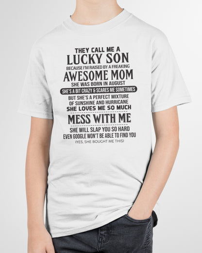 Awesome August Mom - Perfect Gift For Son From Mom (SKU2604-133-08) SUN08