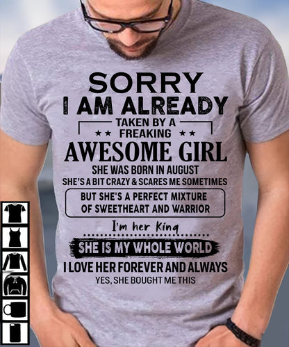 August Queen - The special gift for your boyfriend or your husband - (SKU.T.TA-08) - SUN08