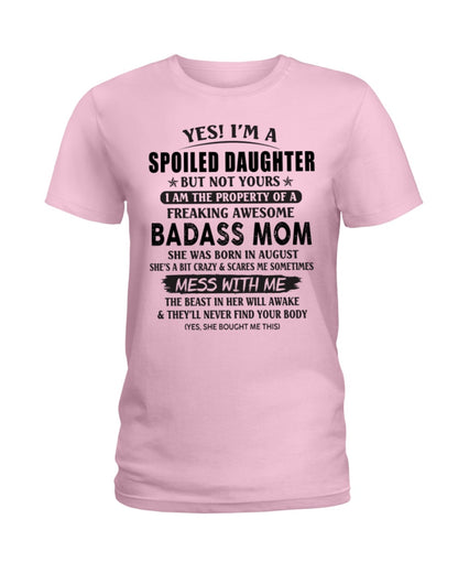 August - Badass Mom - The perfect gift for your daughter - (BADASS MOM) - SUN08