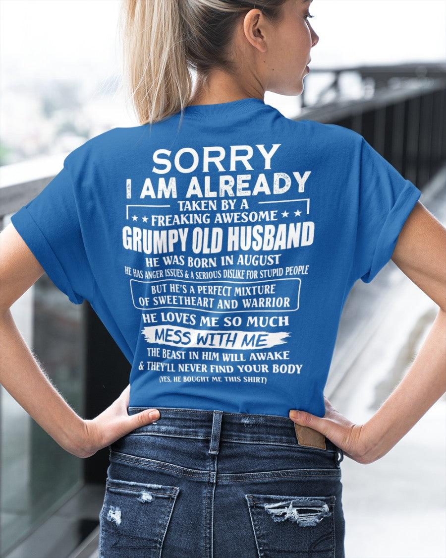 Awesome husband August - Perfect gift for your wife - SUN08 (SKU88-88-08)