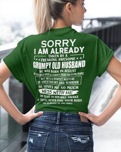 Awesome husband August - Perfect gift for your wife - SUN08 (SKU88-88-08)