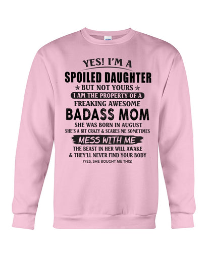 August - Badass Mom - The perfect gift for your daughter - (BADASS MOM) - SUN08