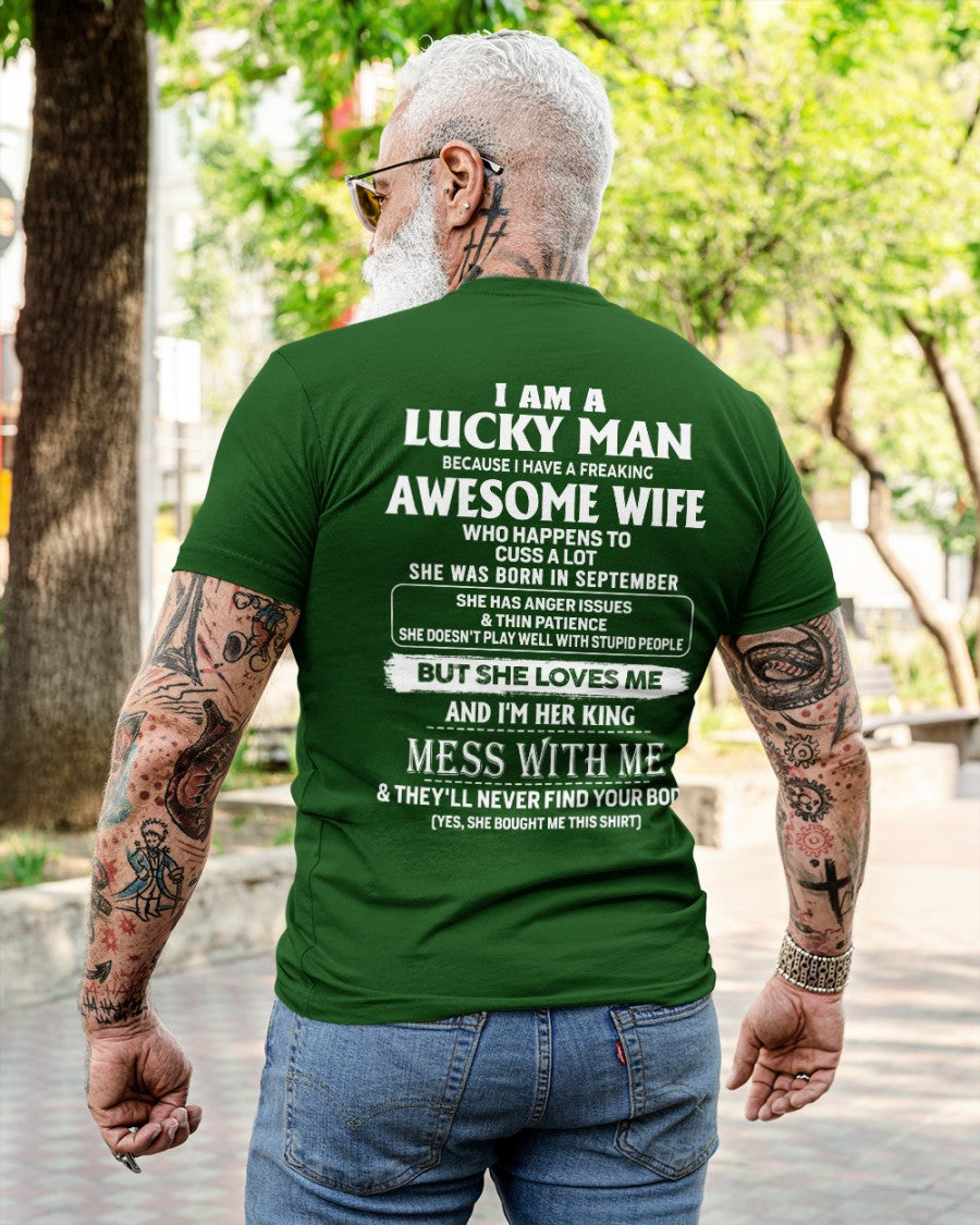 September - I Am A Lucky Man - Perfect Gift For Your Husband (SKU2609-134-09) SUN09