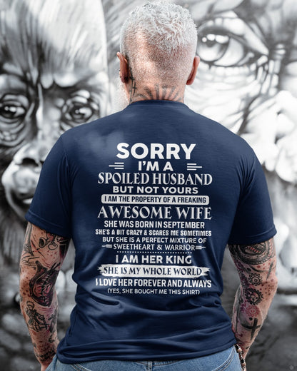 September - Awesome Wife - Perfect Gift For Your Husband (SKU10-102-09)