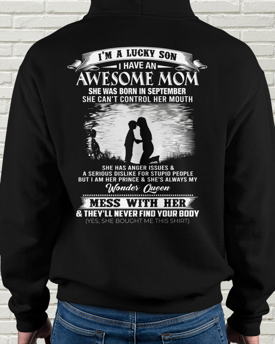 Awesome Mom Born in September - Special Gift For Your Son - (SKU2607-202-09) SUN09