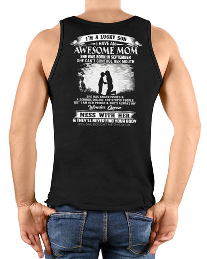 Awesome Mom Born in September - Special Gift For Your Son - (SKU2607-202-09) SUN09