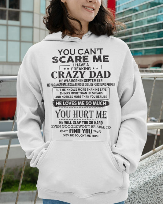 You can't scare me - I have an Awesome Dad - Christmas Gift for Daughter from Dad - (SKU.YCSM) - SUN09