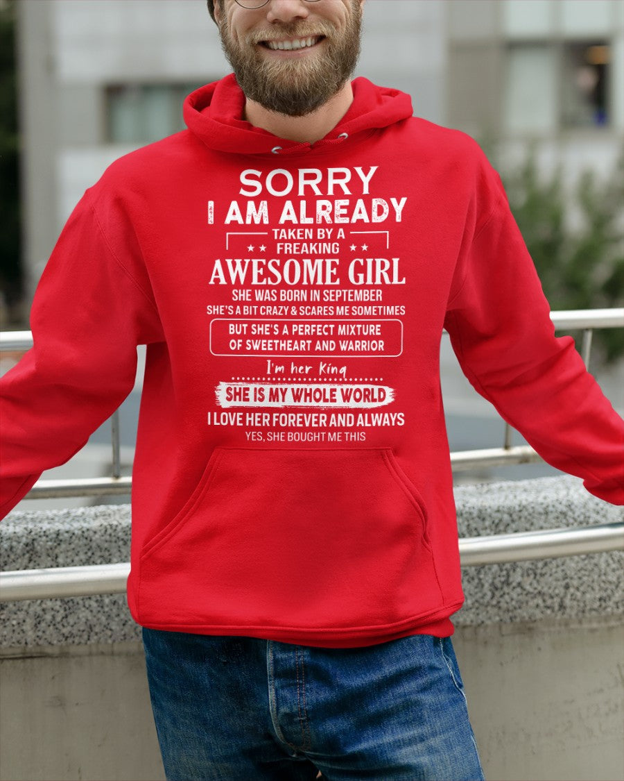 September - Awesome girl - Perfect gift for your boyfriend - (SKU06-69-09) - SUN09