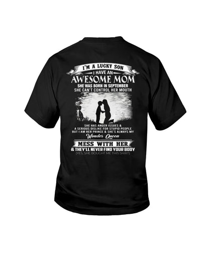 Awesome Mom Born in September - Special Gift For Your Son - (SKU2607-202-09) SUN09
