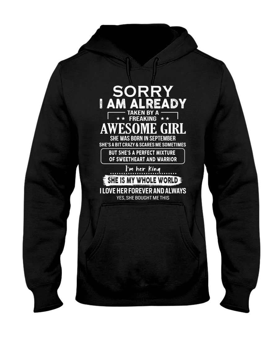 September - Awesome girl - Perfect gift for your boyfriend - (SKU06-69-09) - SUN09