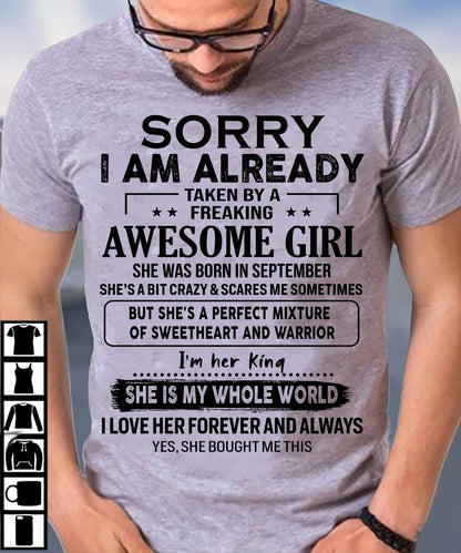 September Queen - The special gift for your boyfriend or your husband - (SKU.T.TA-09) - SUN09