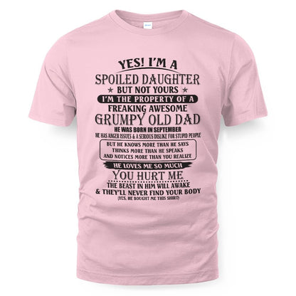 September - Awesome Dad - The perfect gift for your daughter - (SKU0811-DAD-DAU-09) - SUN09