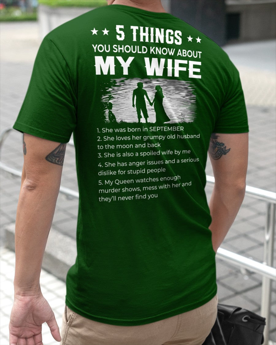 September - Special Gift for your Husband - A Perfect Gift from Wife for Anniversary, Birthday, and Valentine’s Day (SKU26T-01257-09) - SUN09