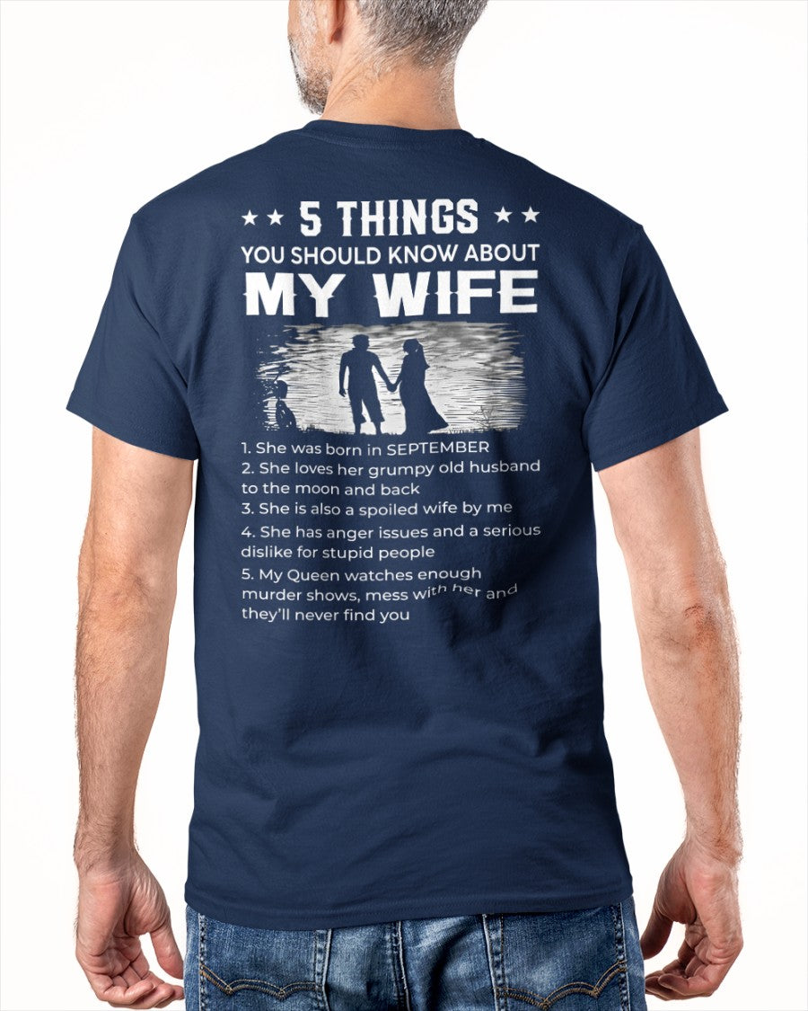 September - Special Gift for your Husband - A Perfect Gift from Wife for Anniversary, Birthday, and Valentine’s Day (SKU26T-01257-09) - SUN09