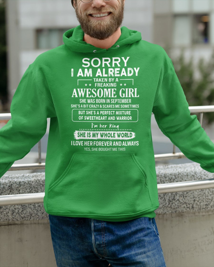 September - Awesome girl - Perfect gift for your boyfriend - (SKU06-69-09) - SUN09
