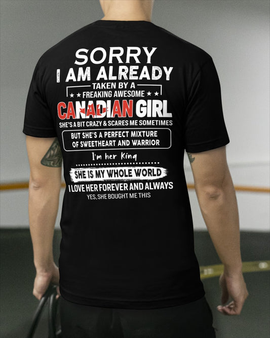 Awesome Canadian girl - Perfect gift for your boyfriend - (SKU05-97) - SUN CANADIAN
