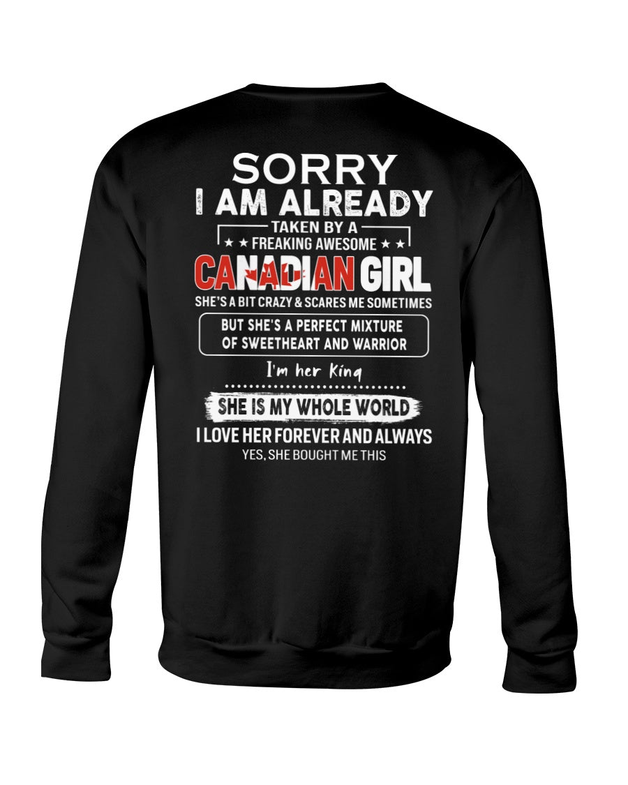 Awesome Canadian girl - Perfect gift for your boyfriend - (SKU05-97) - SUN CANADIAN