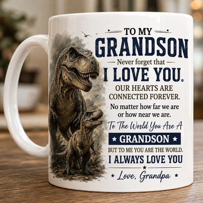 TO MY GRANDSON MUG - GIFT FROM GRANDPA - sun00 (SKU2608-202)