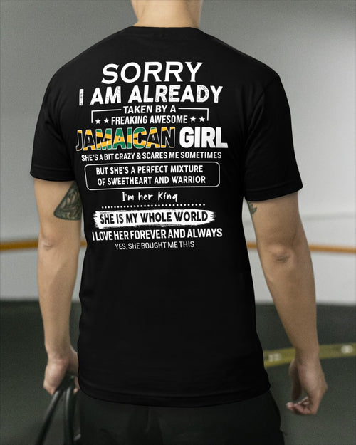 Awesome Jamaican girl - Perfect gift for your boyfriend - (SKU05-97) - SUN JAMAICAN