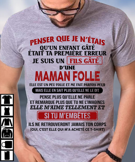MAIS ELLE EST LE MÉLANGE PARFAIT DU SOLEIL ET DE L'OURAGAN - Spezielles Geschenk für Ihre kleine Freundin oder Freundin - (SKU.FR.SS)
