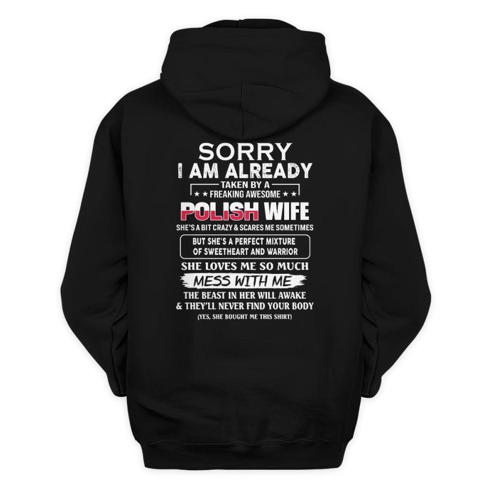 Awesome Polish wife - Funny gift - The Perfect gift for your husband - (SKUT8-NK) - SUN POLISH