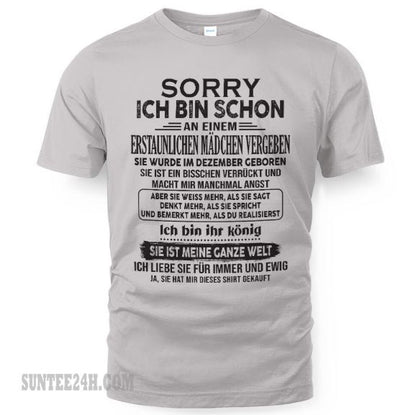 Das ist das perfekte T-Shirt für ihn - (SKU05-02-00)