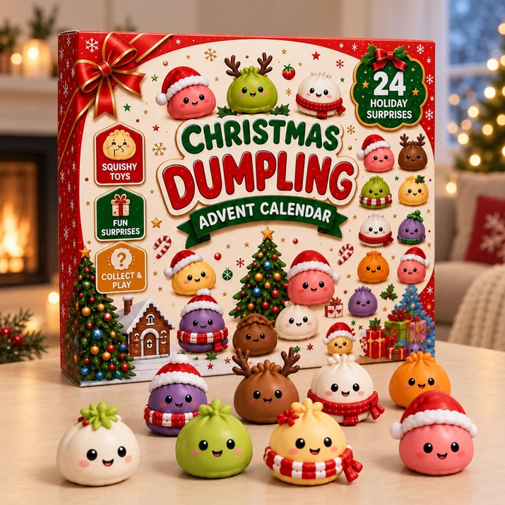 Twenty Four Days Of Squishy - Dumpling Advent Calendar