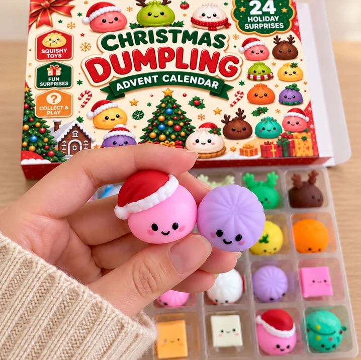 Twenty Four Days Of Squishy - Dumpling Advent Calendar