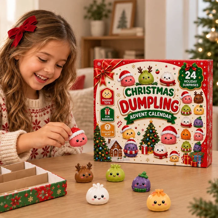 Twenty Four Days Of Squishy - Dumpling Advent Calendar