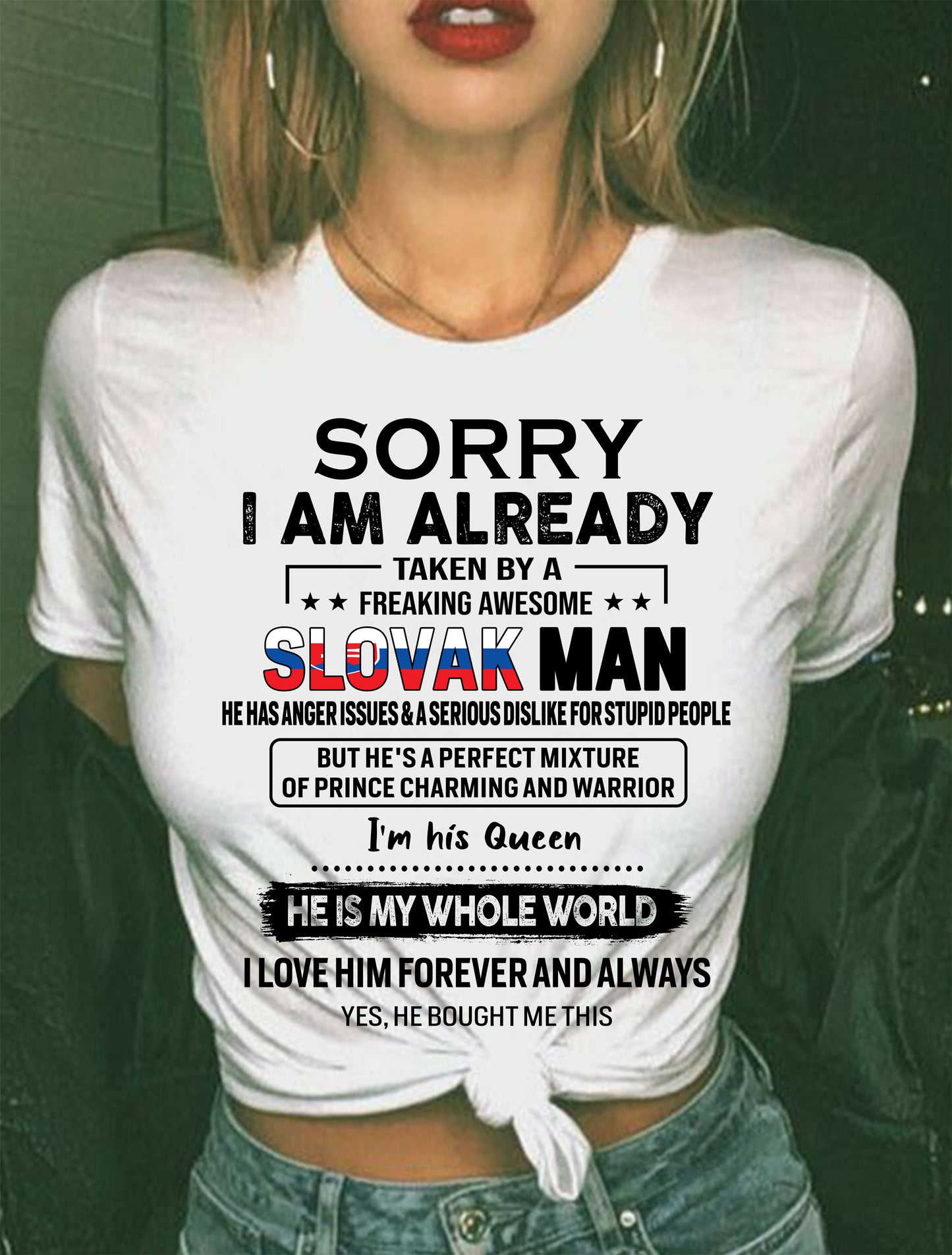 Perfect gift for your girlfriend or wife (SLOVAK-MAN) SUNSK
