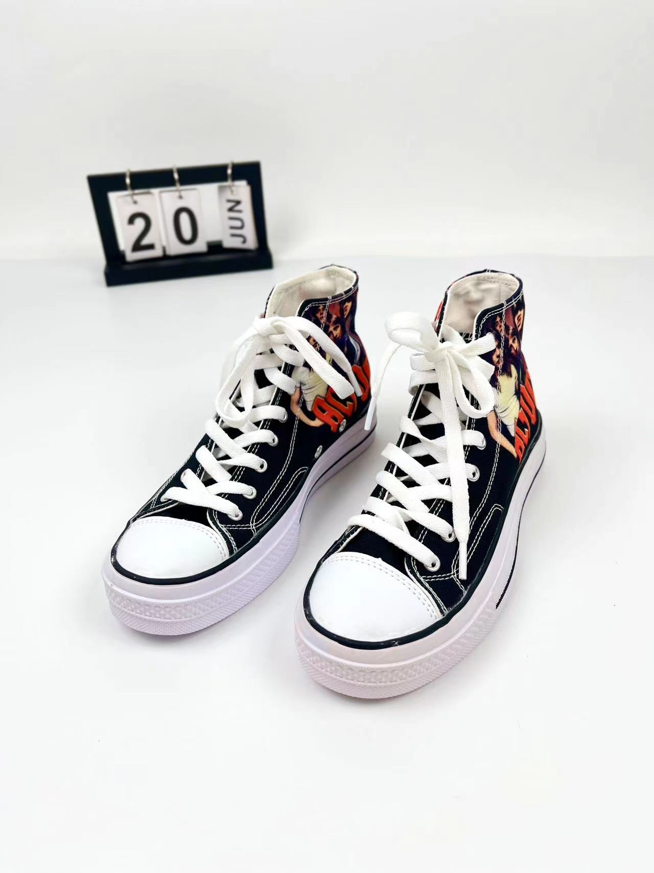 High Top Canvas Shoes