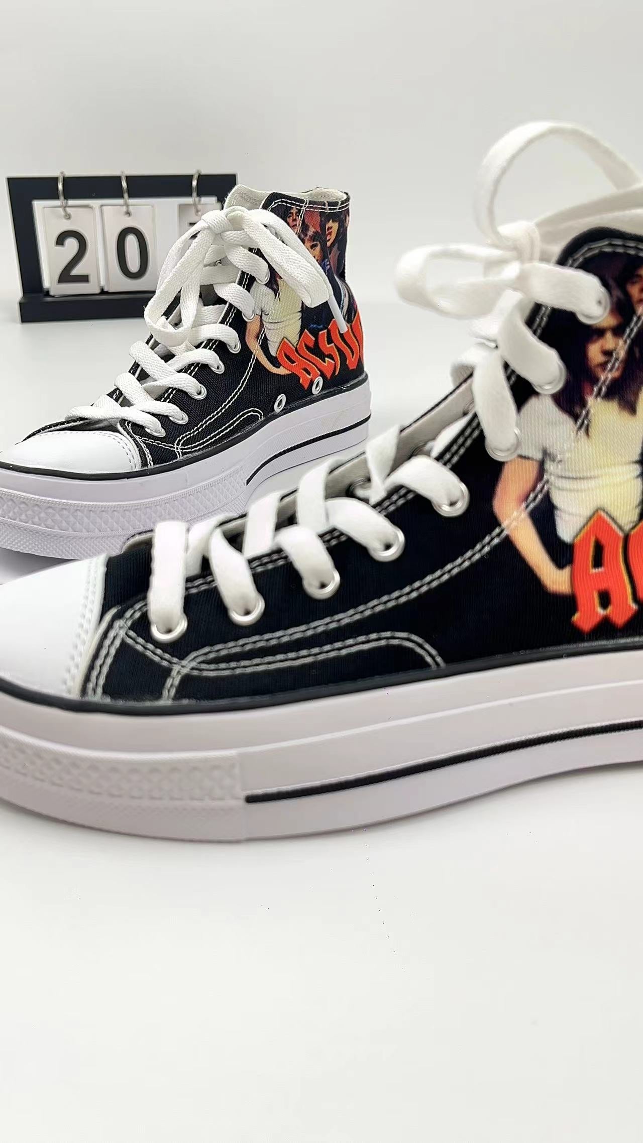 High Top Canvas Shoes