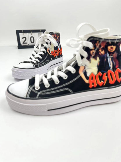 High Top Canvas Shoes