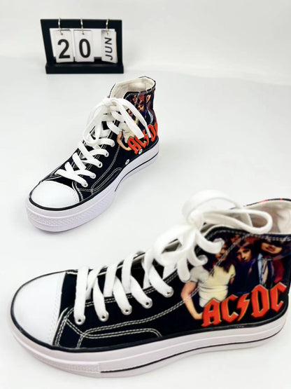 High Top Canvas Shoes