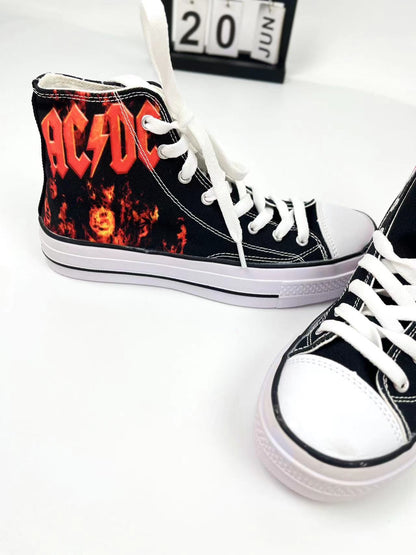 High Top Canvas Shoes