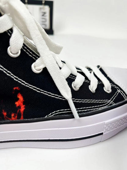 High Top Canvas Shoes