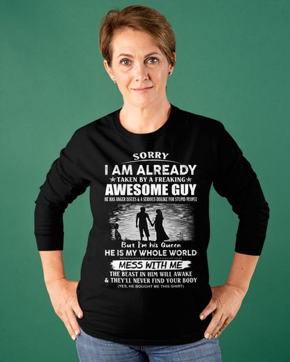 Funny Gift T-Shirt for Girlfriend or Wife - Anniversary, Birthday & Holiday Present from Boyfriend or Husband (SKU11-50-00) - SUN00