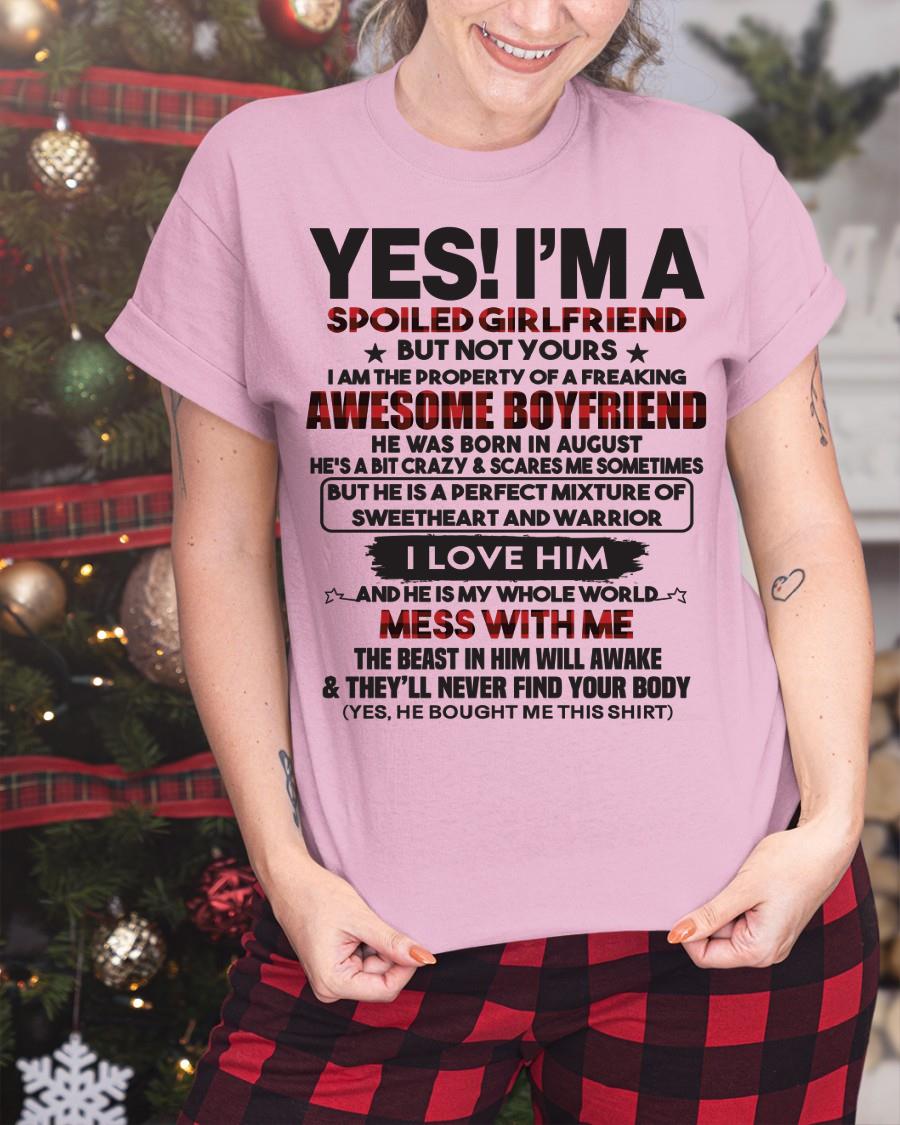 August - Awesome guy - Perfect gift for your girlfriend - (SKU07-31) - SUN08