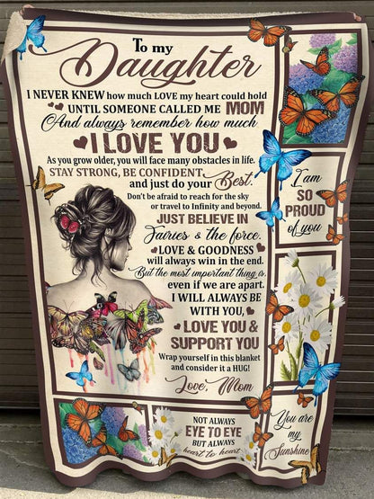 Special blanket for Daughter - From Mom (SKUB10-83)