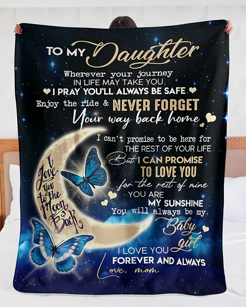 Special Gift For Your Daughter Blanket - From Mom