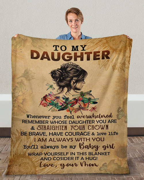 Special Gift For Your Daughter Blanket - From Mom (SKU2606-20)