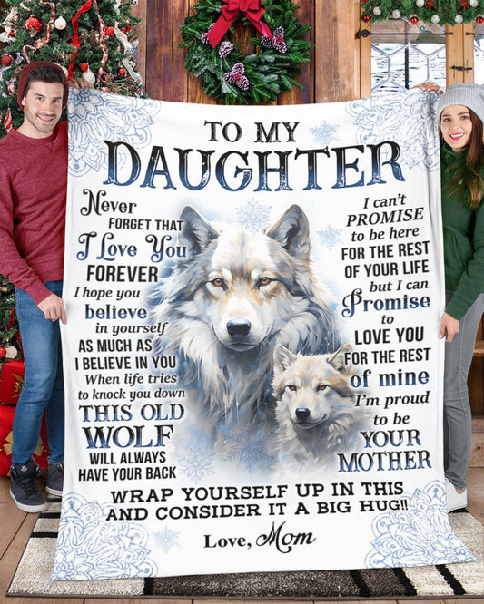 Couverture cadeau spéciale pour votre fille - De la part de maman 